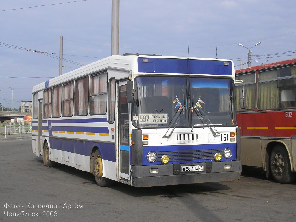 Челябинская область, ЛиАЗ-5256R (ГолАЗ) № 151 — Фото — Автобусный транспорт