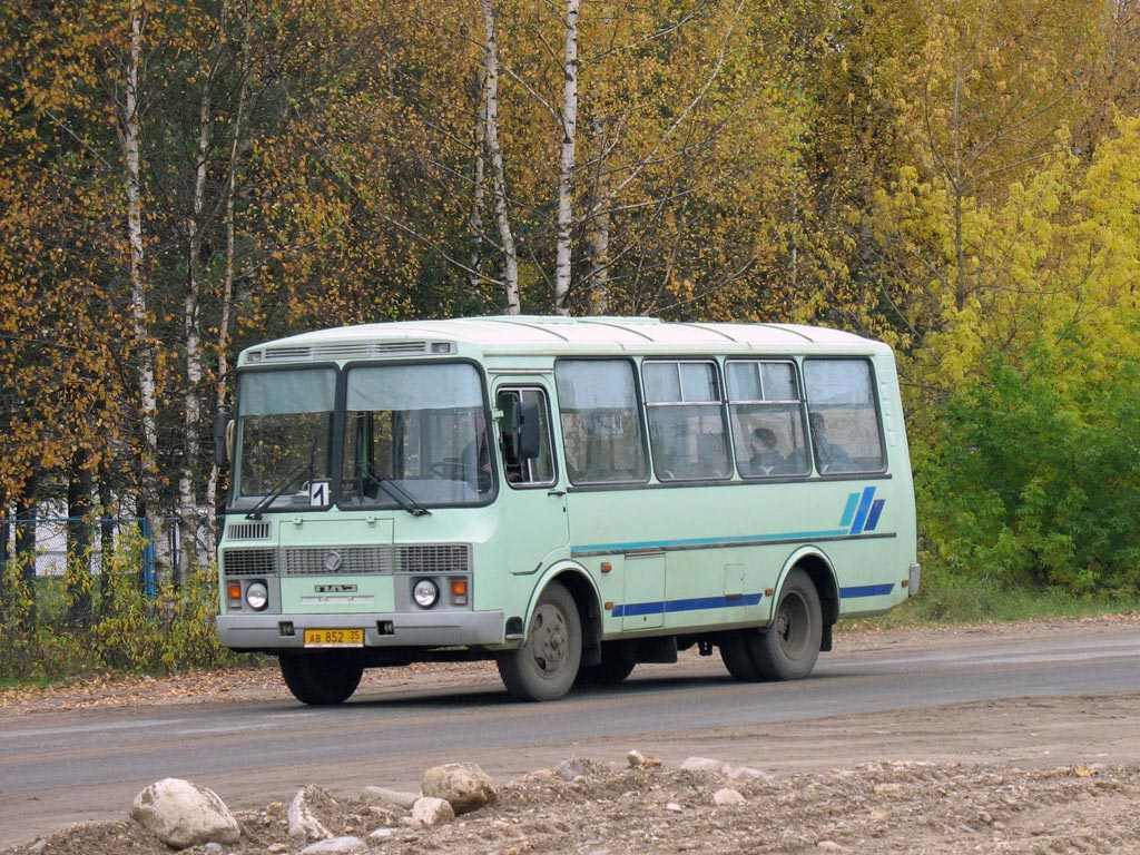 Вологодская область, ПАЗ-32053 № АВ 852 35 — Фото — Автобусный транспорт