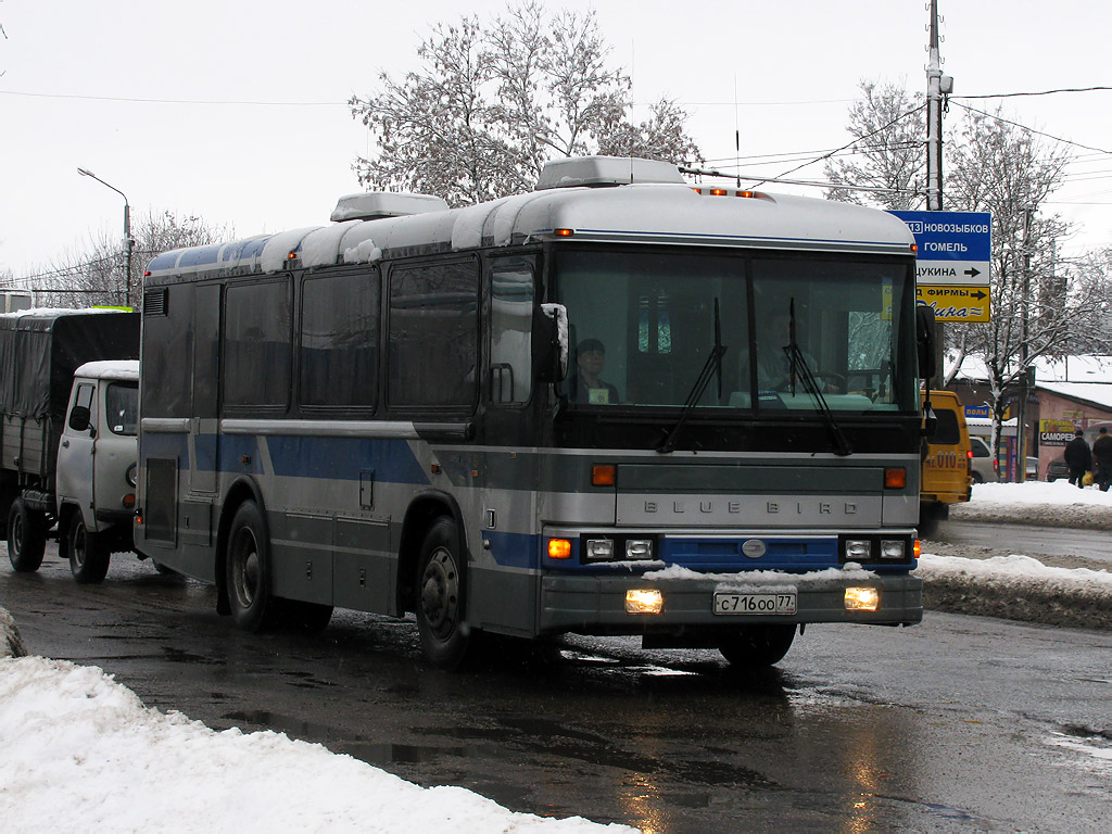 Москва, Blue Bird Q-Bus № С 716 ОО 77 — Фото — Автобусный транспорт