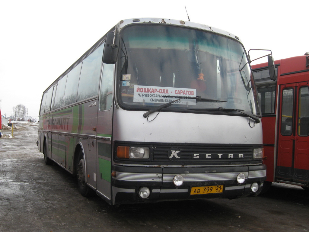 Чувашия, Setra S215HMÜ № АВ 399 21 — Фото — Автобусный транспорт