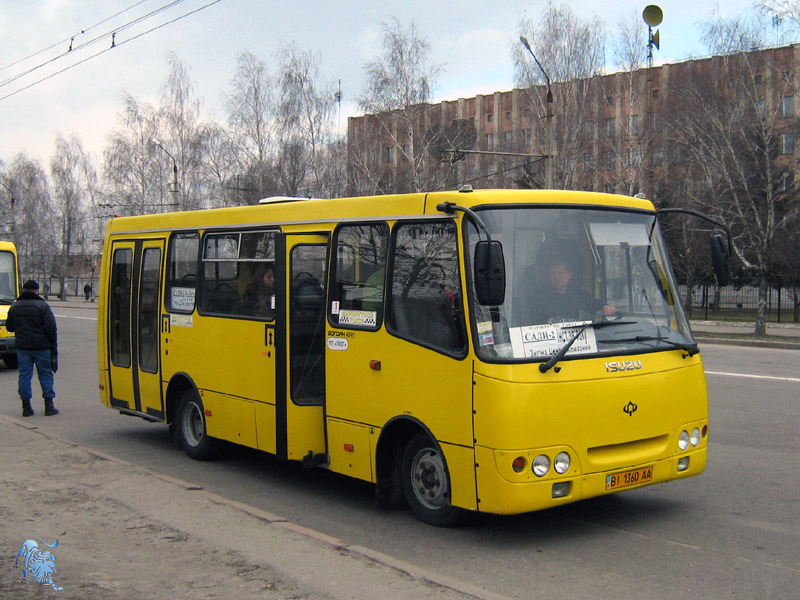 Poltava region, Bogdan A092H2 # BI 1360 AA