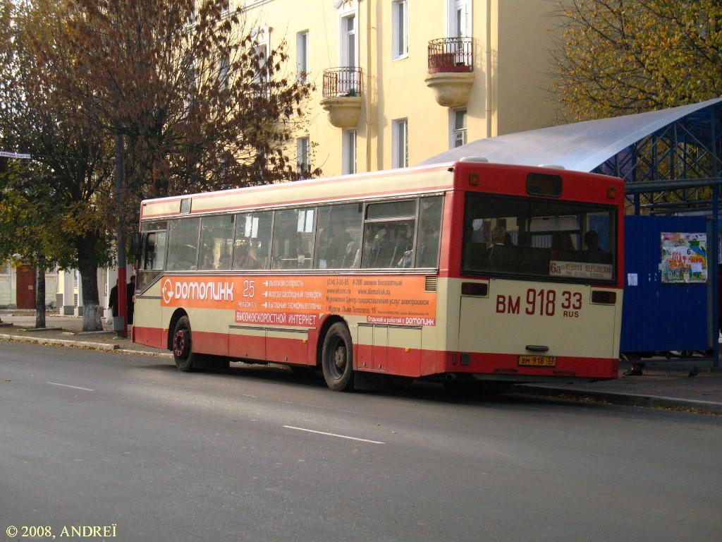 Владимирская область, MAN 791 SL202 № ВМ 918 33 — Фото — Автобусный  транспорт