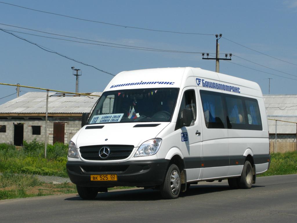 Башкортостан, 906.655 (Mercedes-Benz Sprinter 515CDI) № ВК 525 02 — Фото —  Автобусный транспорт