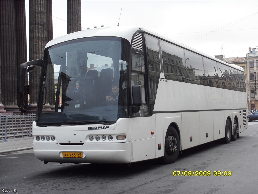 Saint Petersburg, Neoplan N316/3SHDL Euroliner # АХ 753 78