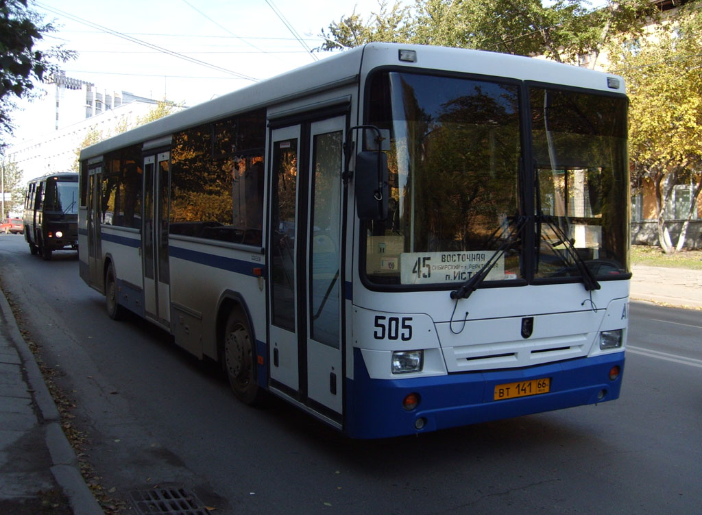 Sverdlovsk region, NefAZ-5299-20-22 # 505