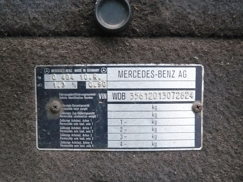Lithuania, Mercedes-Benz O404-10RH-L # AZD 891