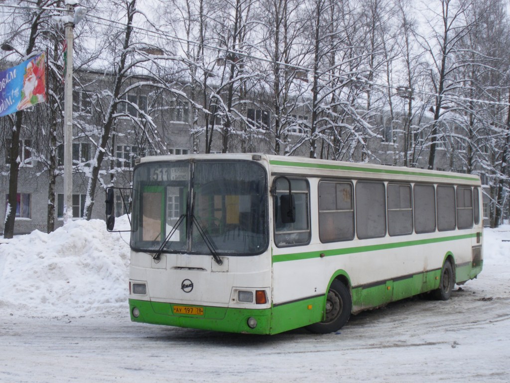Leningrad region, LiAZ-5256.45-01 # АУ 197 78