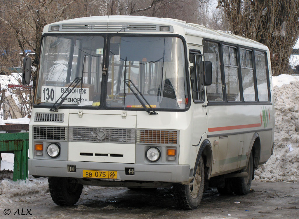 Воронежская область, ПАЗ-32054 № ВВ 075 36