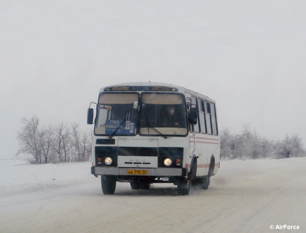 Волгоградская область, ПАЗ-3205 (00) № АА 719 34 — Фото — Автобусный  транспорт