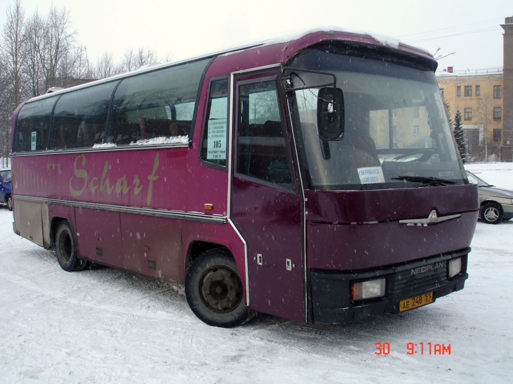 Мурманская область, Neoplan N208 Jetliner № АЕ 248 51 — Фото — Автобусный  транспорт