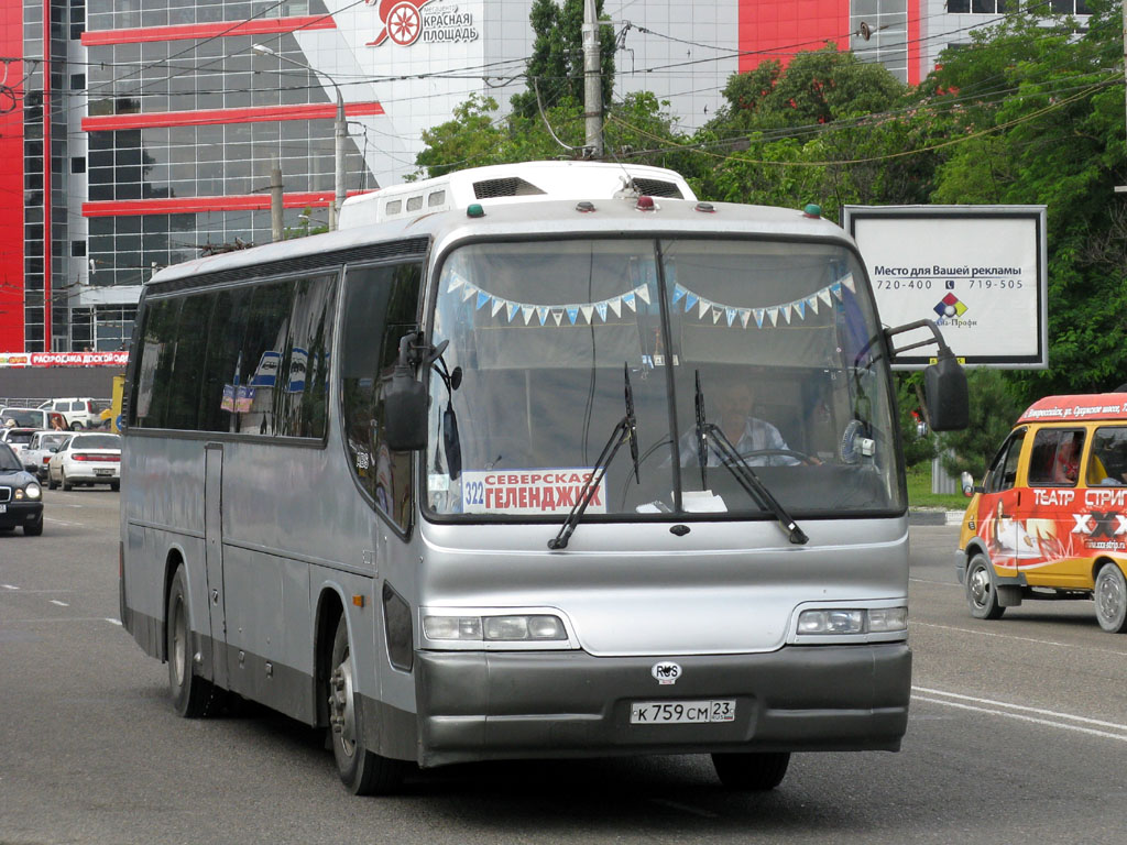 Краснодарский край, Daewoo BH117H № К 759 СМ 23 — Фото — Автобусный  транспорт