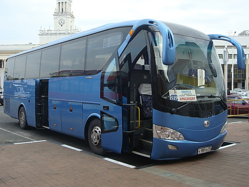 Краснодарский край, Yutong ZK6129H № В 188 ХК 93 — Фото — Автобусный  транспорт