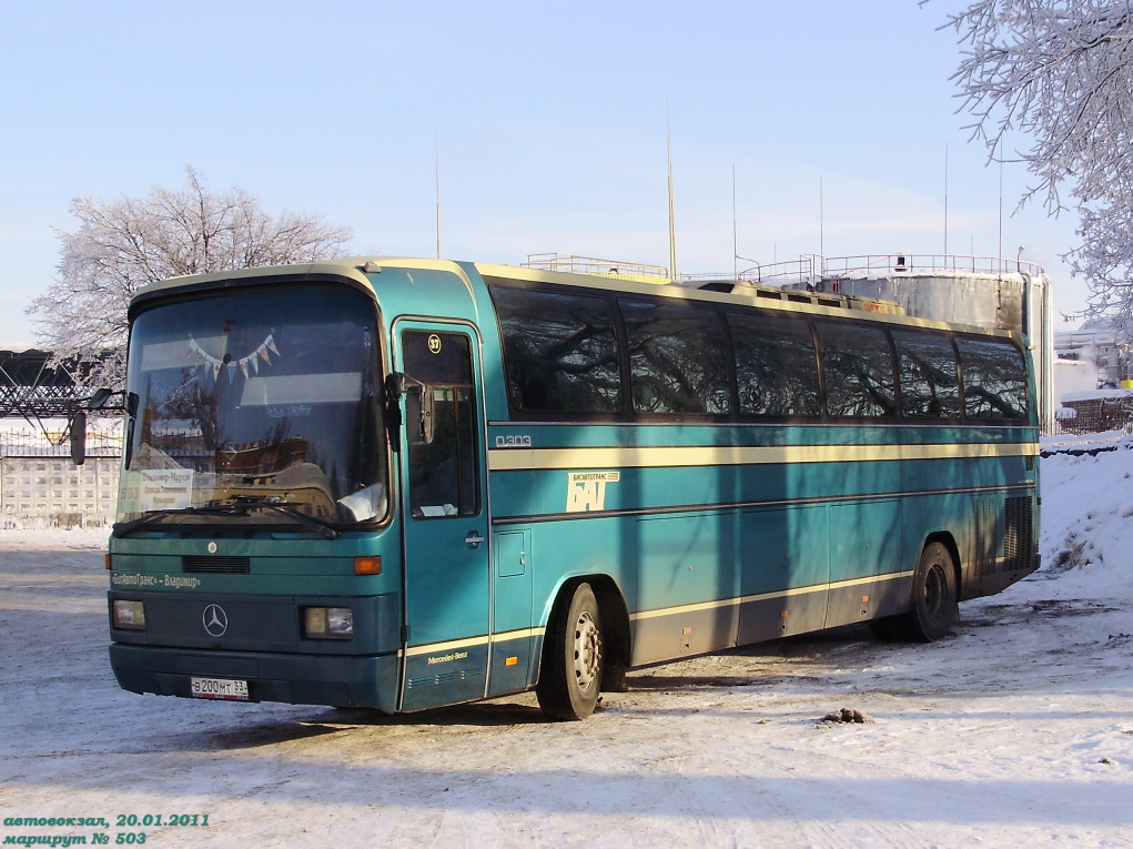 Vladimir region, Mercedes-Benz O303-15RHD # В 200 МТ 33