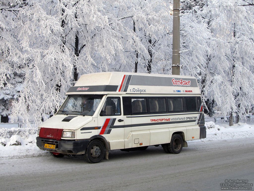 Челябинская область, Евразия (IVECO Daily) № АН 949 74 — Фото — Автобусный  транспорт