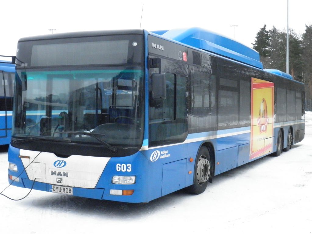 Finland, MAN A25 Lion's City ÜLL NÜ313-15 CNG # 603