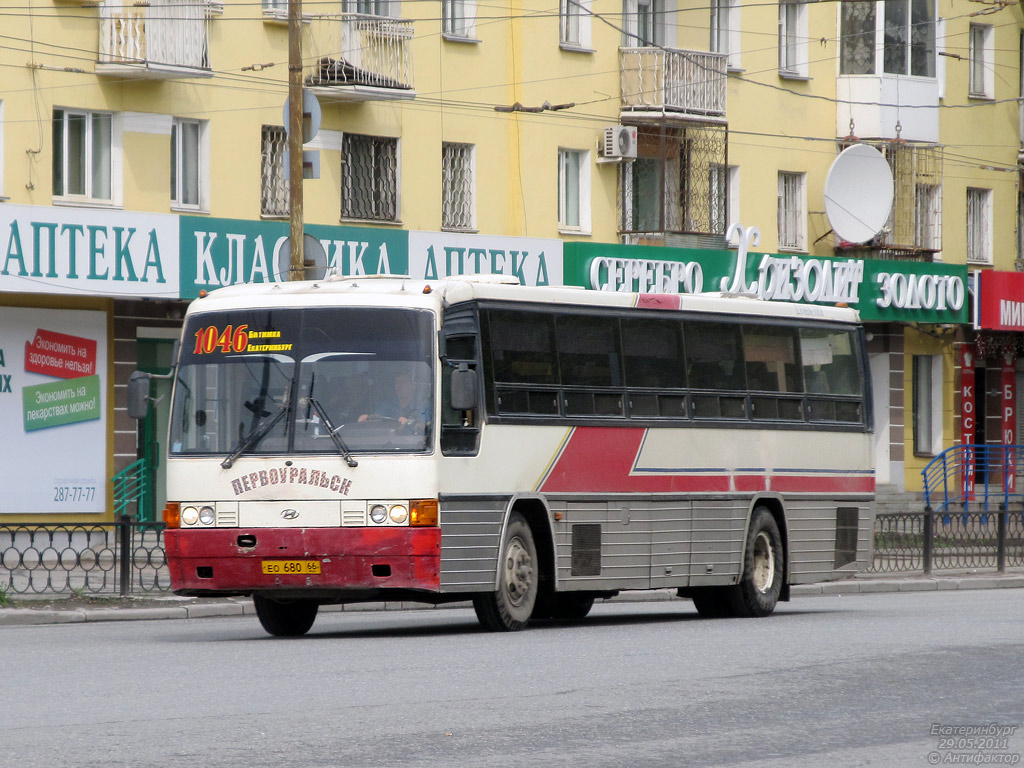 Свердловская область, Hyundai Aero 600 № ЕО 680 66 — Фото — Автобусный  транспорт