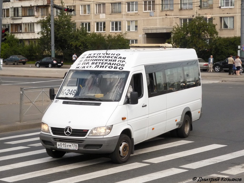 Saint Petersburg, Samotlor-NN-323760 (MB Sprinter) # А 015 УМ 178