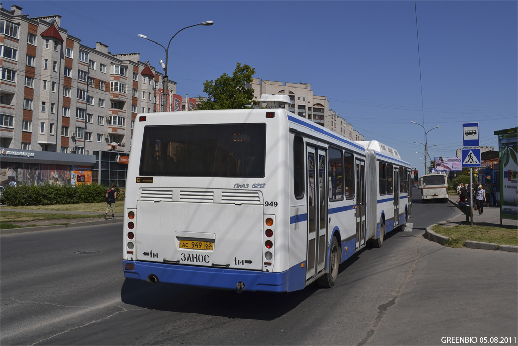 Novgorod region, LiAZ-6212.70 # 949