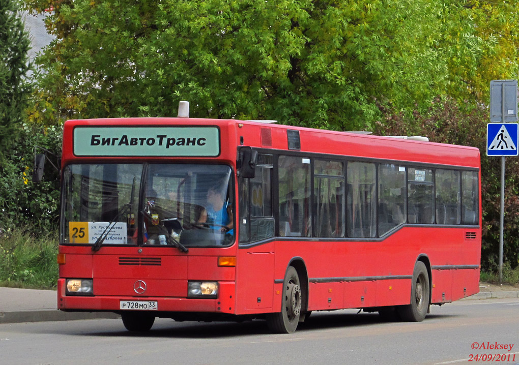 Vladimir region, Mercedes-Benz O405N2 # Р 728 МО 33