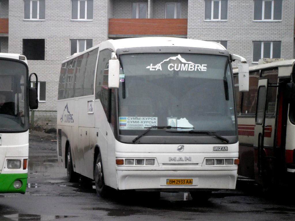 Сумская область, Irizar Century 12.35 № BM 2933 AA — Фото — Автобусный  транспорт