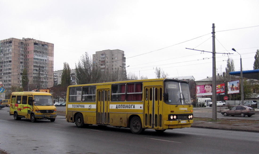 Odessa region, Mercedes-Benz Vario 612D # 189; Odessa region, Ikarus 260 (280) # 635