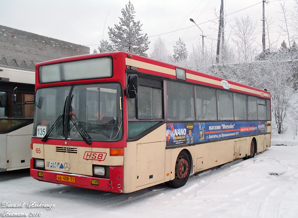 Murmansk region, Mercedes-Benz O405 # АВ 408 51
