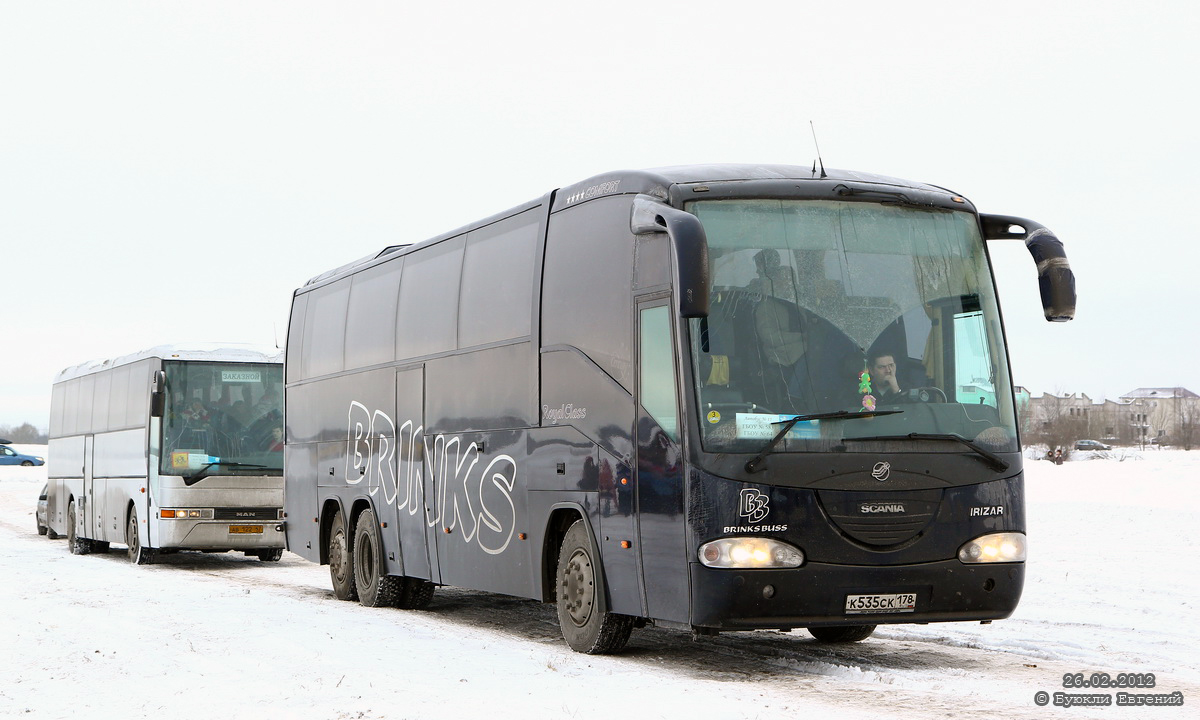 Санкт-Петербург, Irizar Century II 12,8.37 № К 535 СК 178 — Фото —  Автобусный транспорт