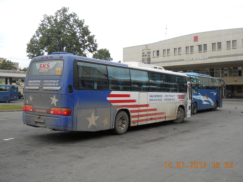 Санкт-Петербург, Kia Granbird KM948 Greenfield № Е 728 КА 178 — Фото —  Автобусный транспорт