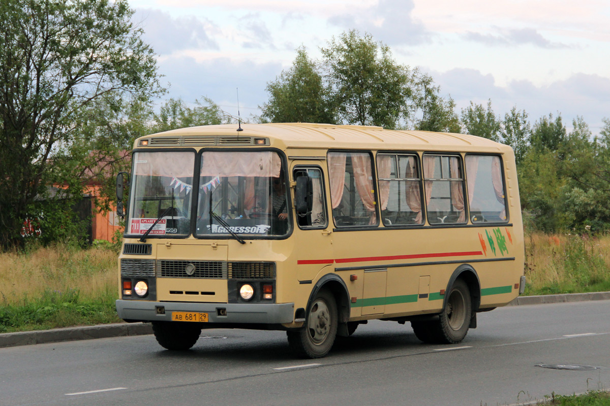 Архангельская область, ПАЗ-32054 № АВ 681 29 — Фото — Автобусный транспорт