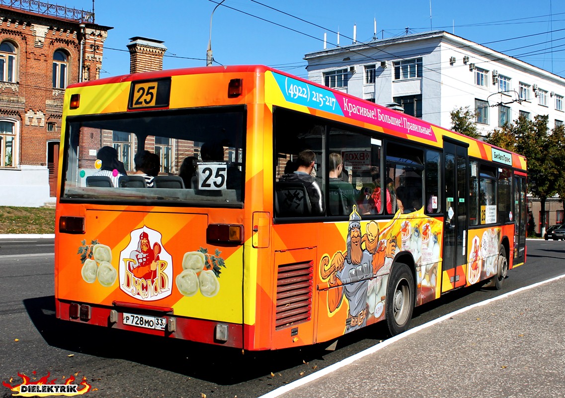 Vladimir region, Mercedes-Benz O405N2 # Р 728 МО 33