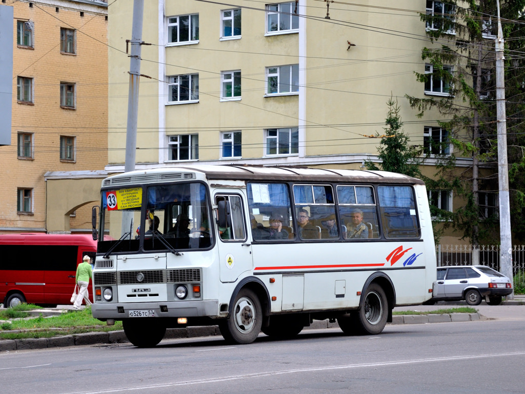 Oryol region, PAZ-32054-07 # О 526 ТС 57