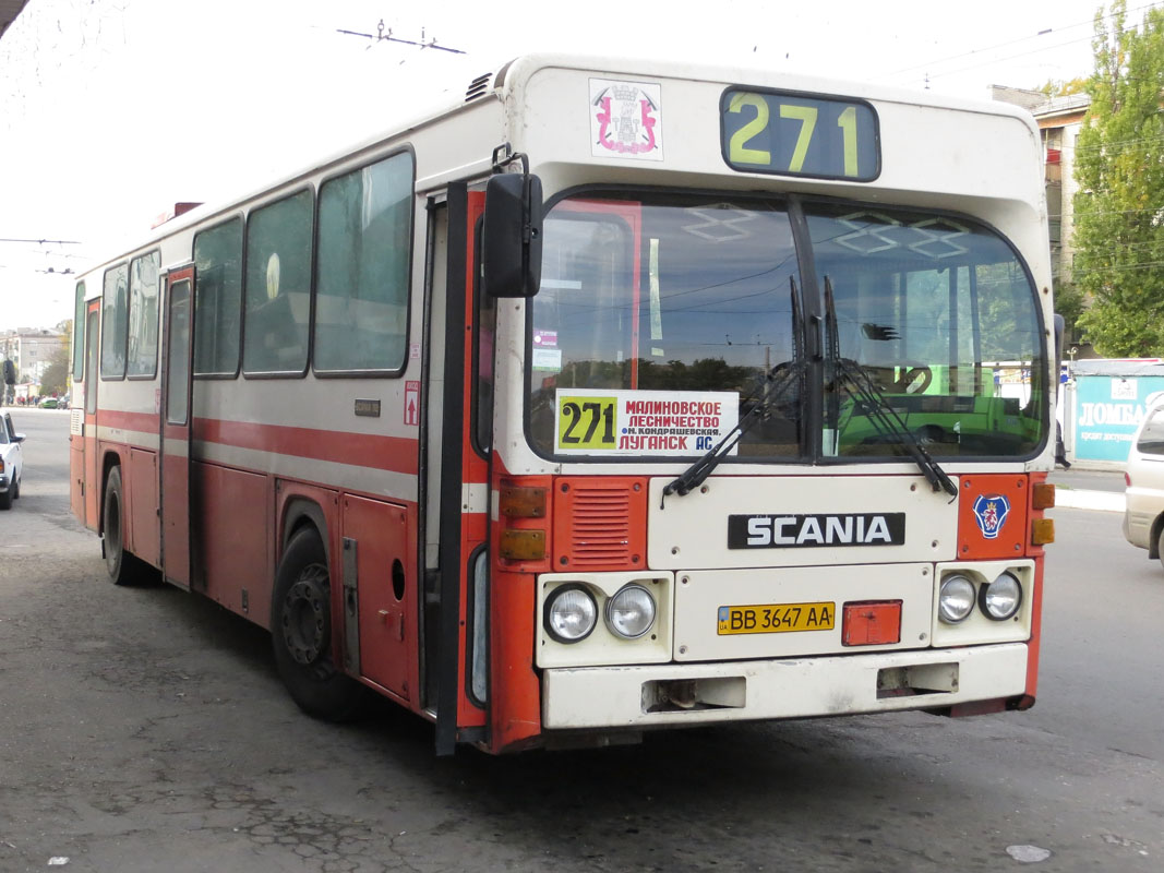 Луганская область, Scania CR112 (Полтава-Автомаш) № BB 3647 AA — Фото —  Автобусный транспорт