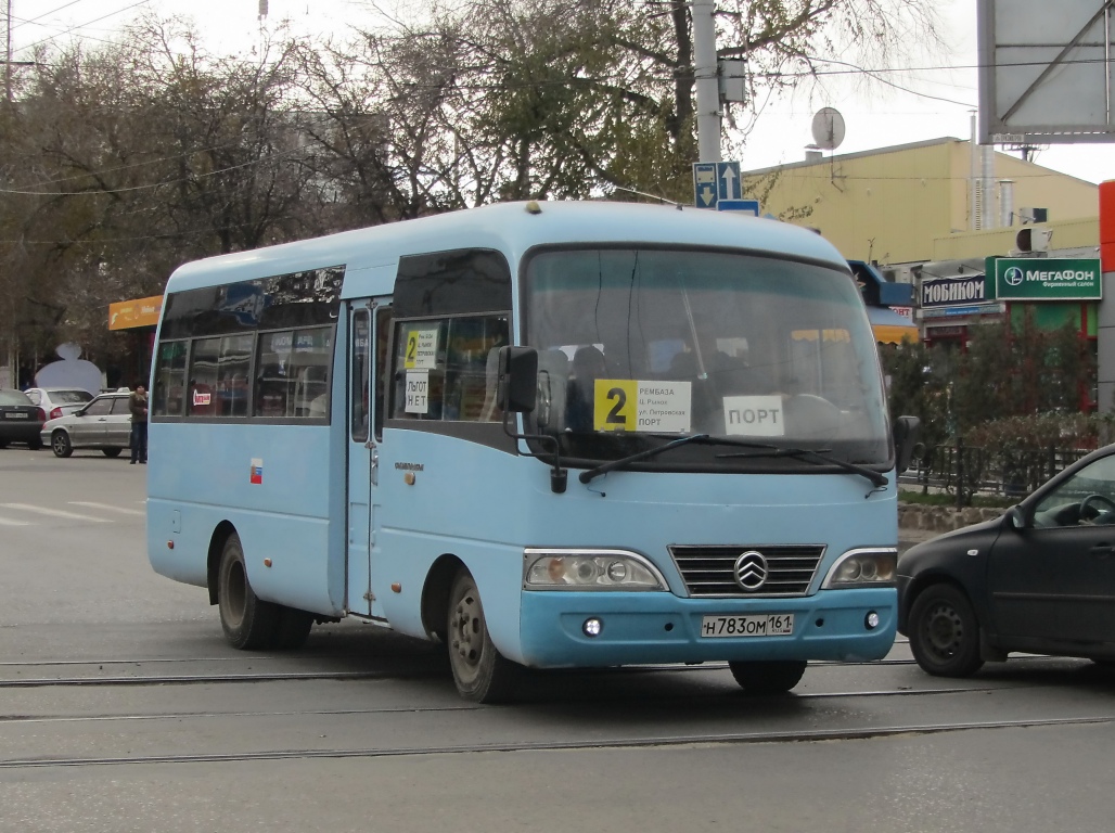 Rostov region, Golden Dragon XML6720C # Н 783 ОМ 161