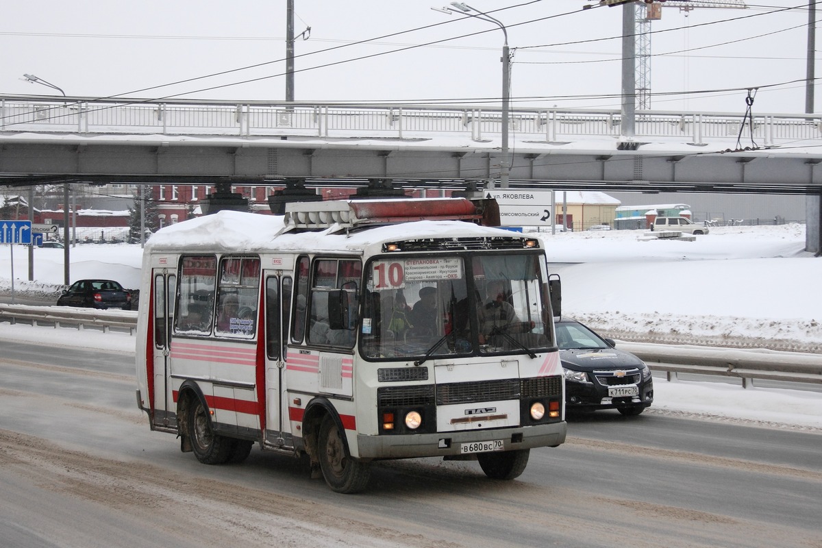 Томская область, ПАЗ-3205 (00) № В 680 ВС 70 — Фото — Автобусный транспорт