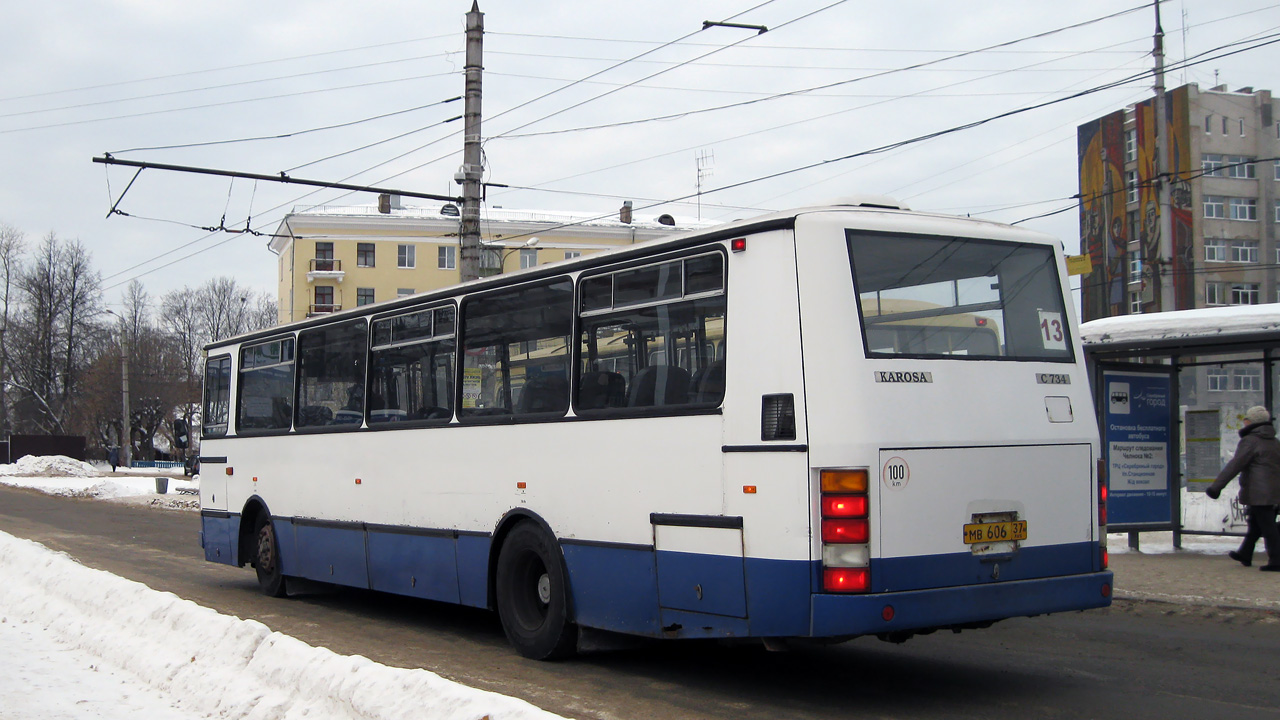 Ивановская область, Karosa C734.1345 № МВ 606 37 — Фото — Автобусный  транспорт