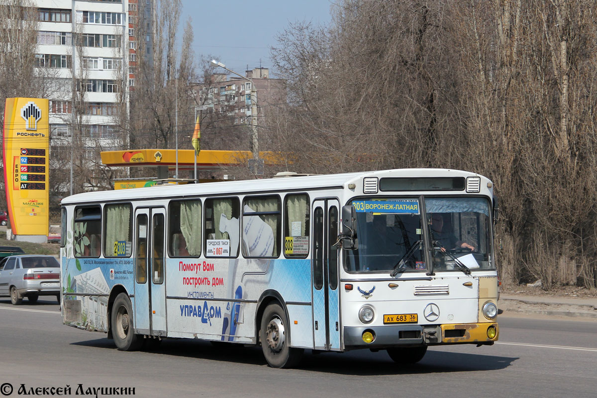 Воронежская область, Mercedes-Benz O307 № АХ 683 36 — Фото — Автобусный  транспорт