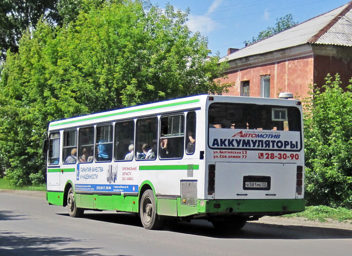 Алтайский край, ЛиАЗ-5256.45 № Х 581 МЕ 22 — Фото — Автобусный транспорт