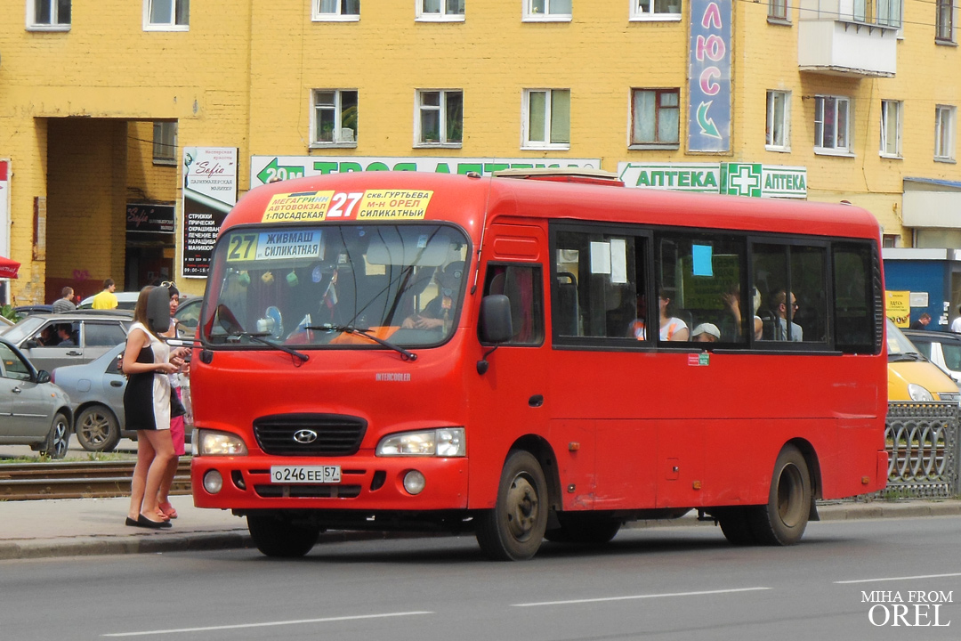 Oryol region, Hyundai County LWB (TagAZ) # О 246 ЕЕ 57
