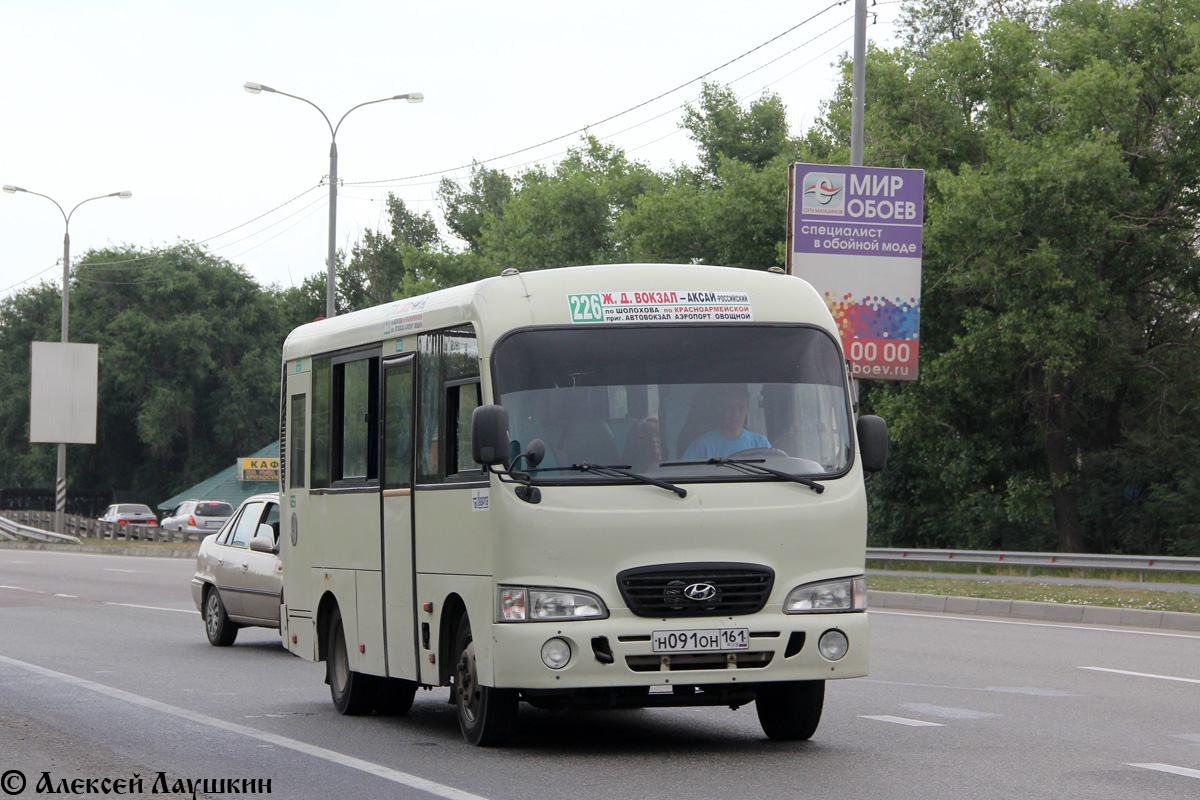 Rostov region, Hyundai County SWB C08 (RZGA) # Н 091 ОН 161