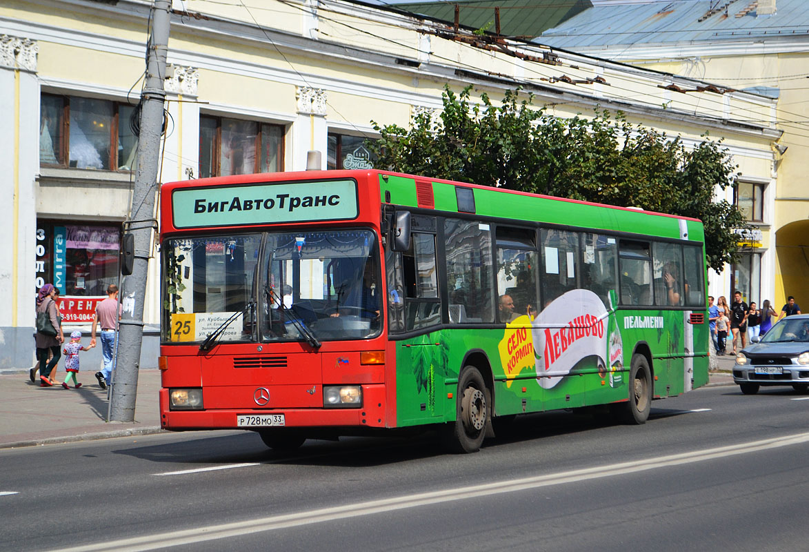 Vladimir region, Mercedes-Benz O405N2 # Р 728 МО 33