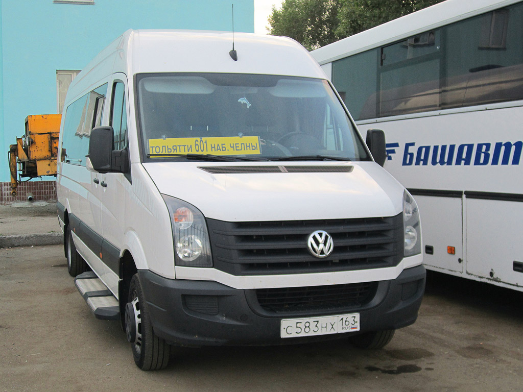 Самарская область, Volkswagen Crafter № С 583 НХ 163 — Фото — Автобусный  транспорт