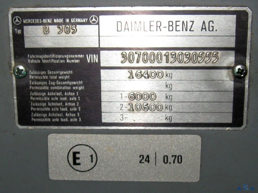 Lithuania, Mercedes-Benz O305 # 6