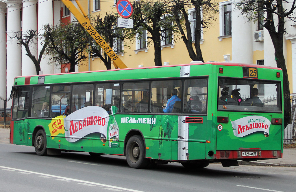 Vladimir region, Mercedes-Benz O405N2 # Р 728 МО 33