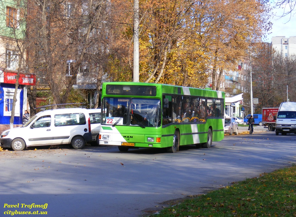 Hmelnickaya region, MAN A10 NL202 # BX 0495 AA