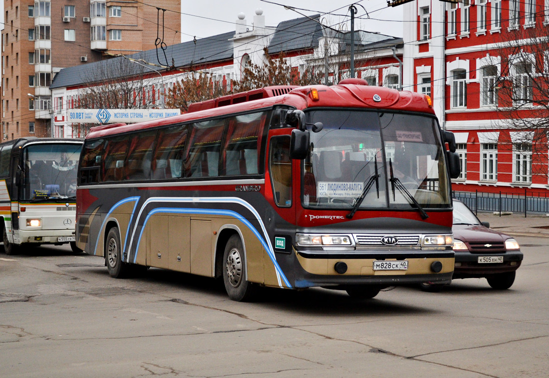 Калужская область, Kia Granbird № М 828 СК 40 — Фото — Автобусный транспорт