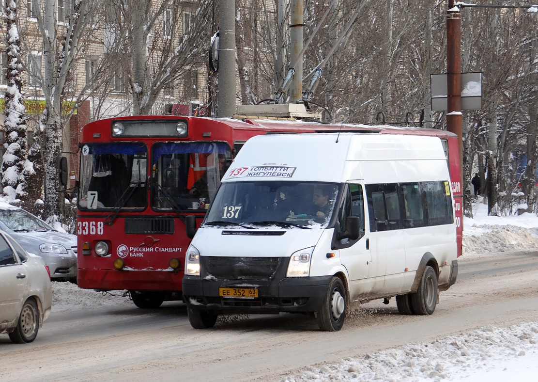 Самарская область, Ford Transit [RUS] (Z6F.ESF.) № ЕЕ 352 63 — Фото —  Автобусный транспорт