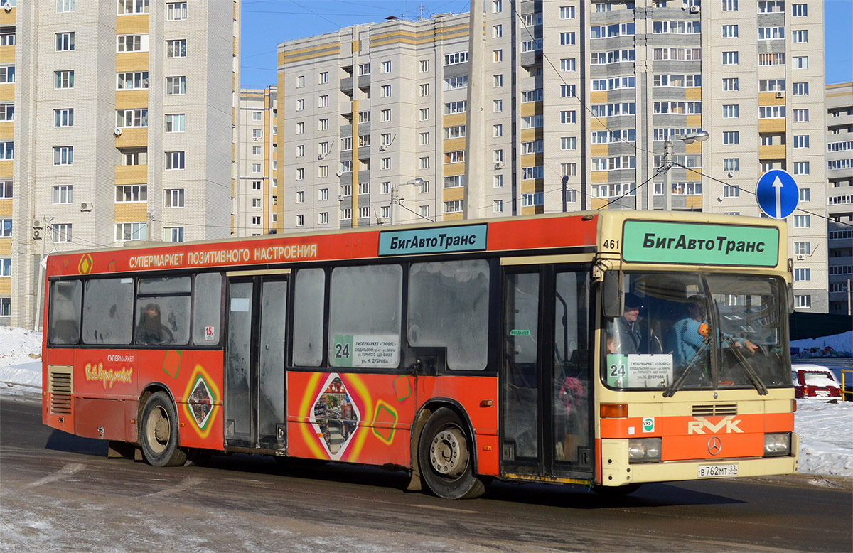 Vladimir region, Mercedes-Benz O405N2 # В 762 МТ 33