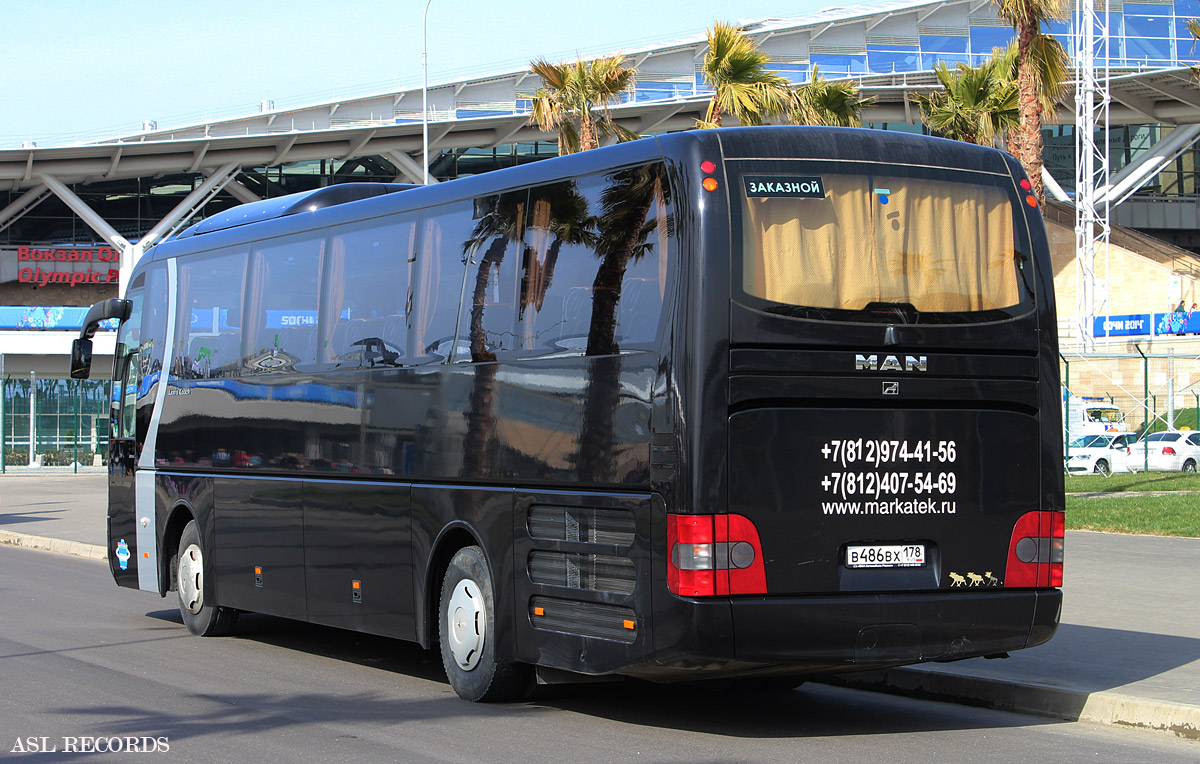 Saint Petersburg, MAN R07 Lion's Coach RHC444 # В 486 ВХ 178