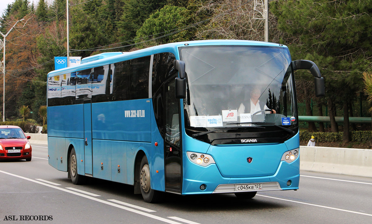 Краснодарский край, Scania OmniExpress 340 № С 045 КВ 123 — Фото —  Автобусный транспорт