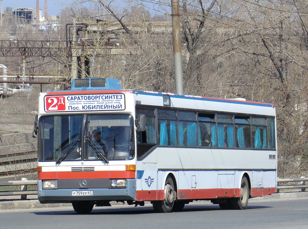 Саратовская область, Mercedes-Benz O405 № Р 759 ЕР 67 — Фото — Автобусный  транспорт